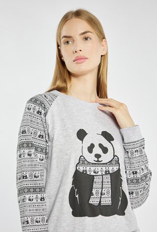 Koszulka od piżamy z wzorem