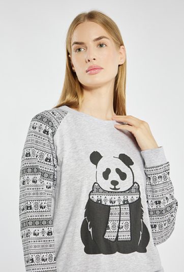 Koszulka od piżamy z wzorem