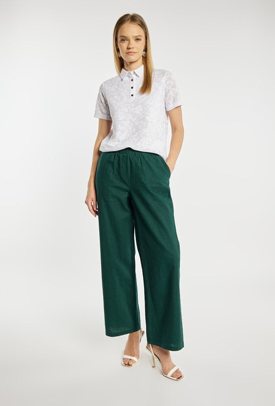 Bluzka damska z kołnierzem