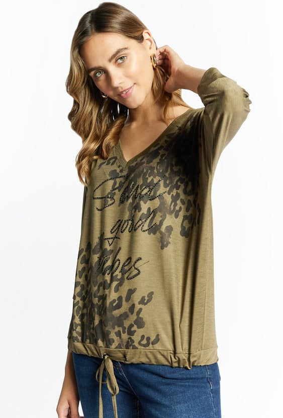 Bluzka ze zwierzęcym wzorem
