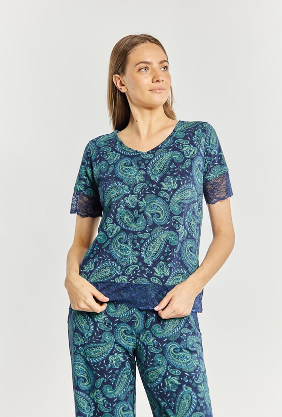 Bawełniana koszulka od piżamy