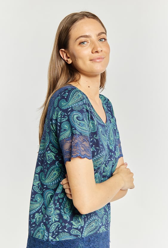 Bawełniana koszulka od piżamy