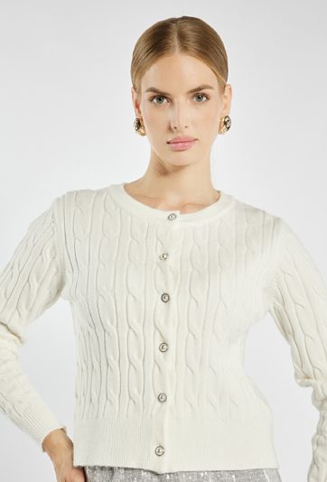 Sweter zapinany na guziki