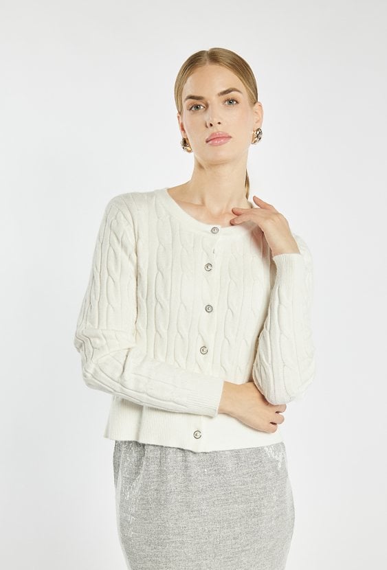 Sweter zapinany na guziki