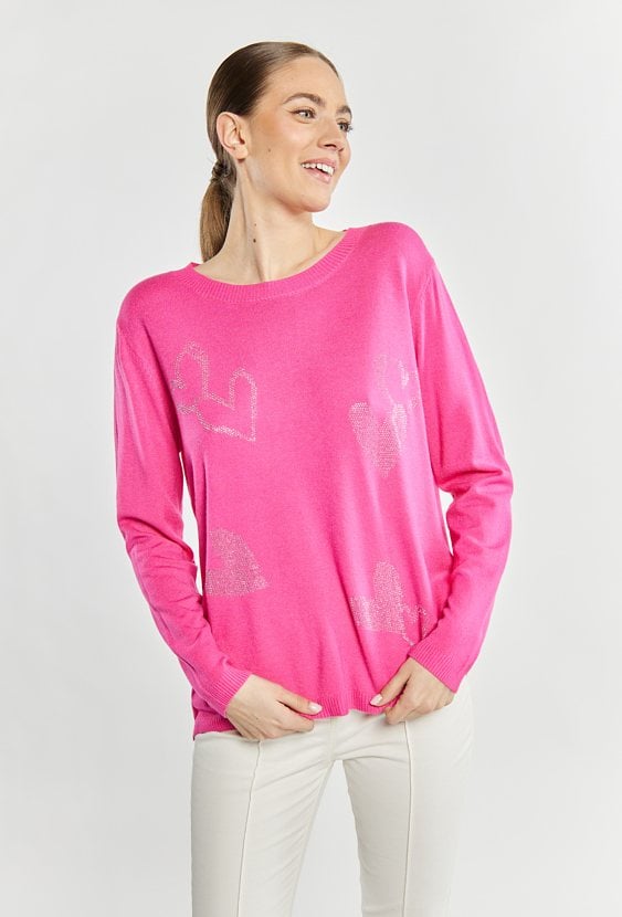 Sweter damski z dżetami