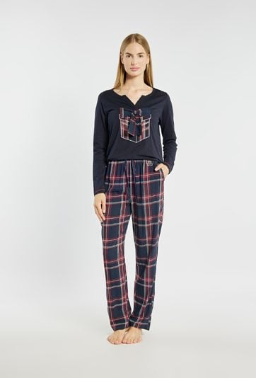 Spodnie od piżamy w kratę