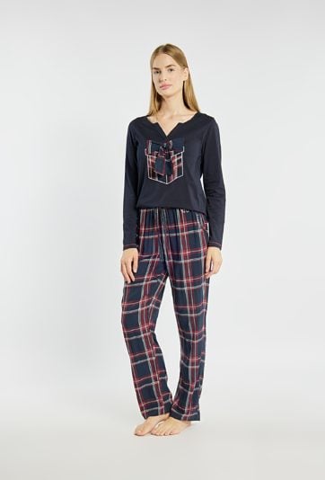 Spodnie od piżamy w kratę