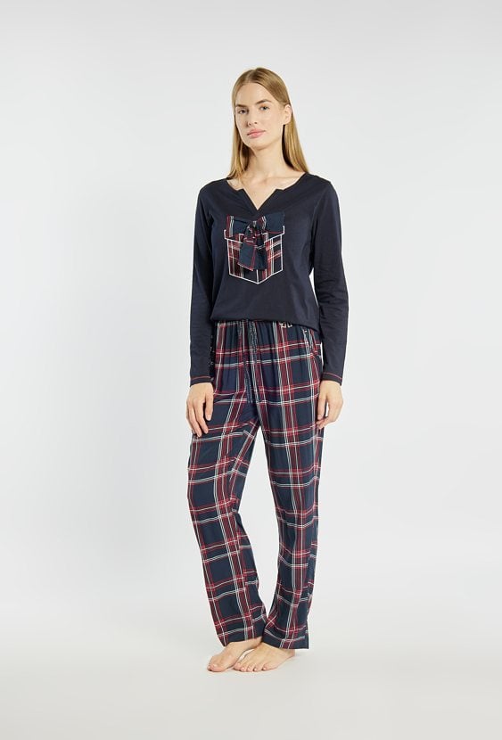 Spodnie od piżamy w kratę