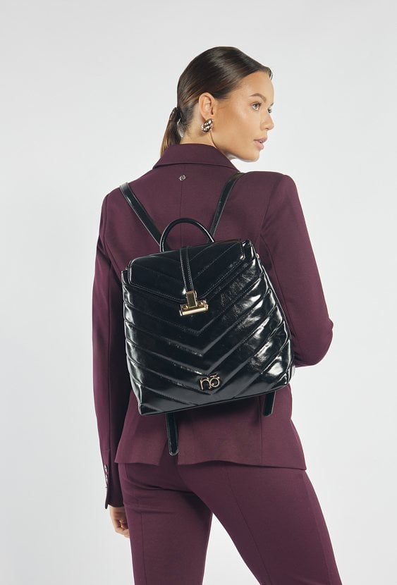 Pikowany plecak damski