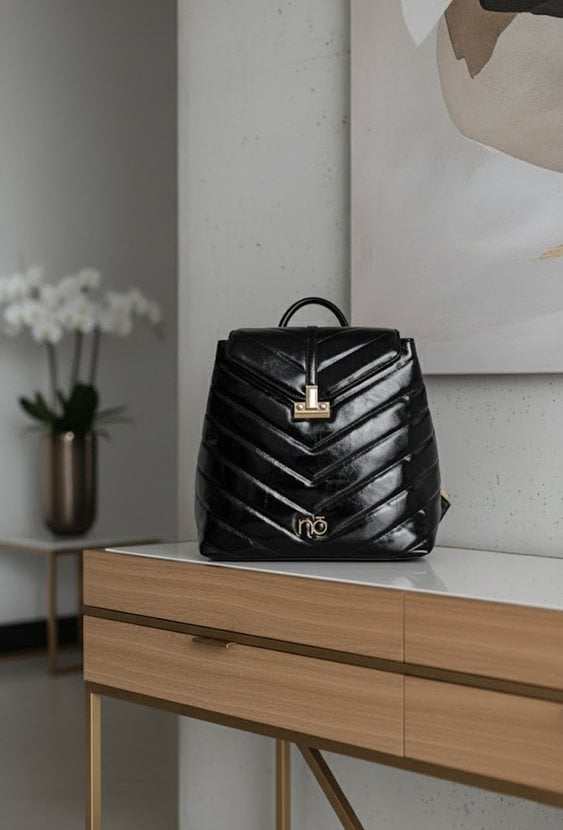 Pikowany plecak damski