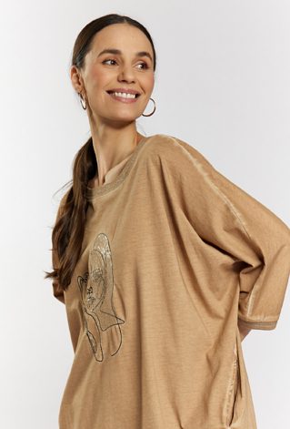 Sukienka z efektem sprania