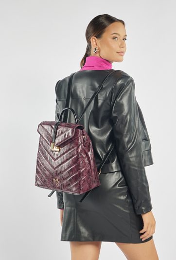 Pikowany plecak damski