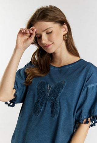 Bluzka z ozdobnym wzorem