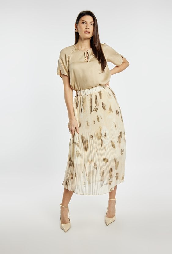 Bluzka damska z wiązaniem