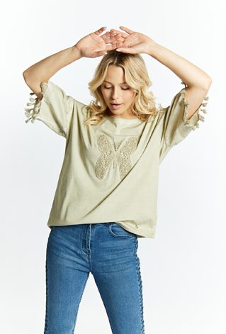 Bluzka z ozdobnym wzorem