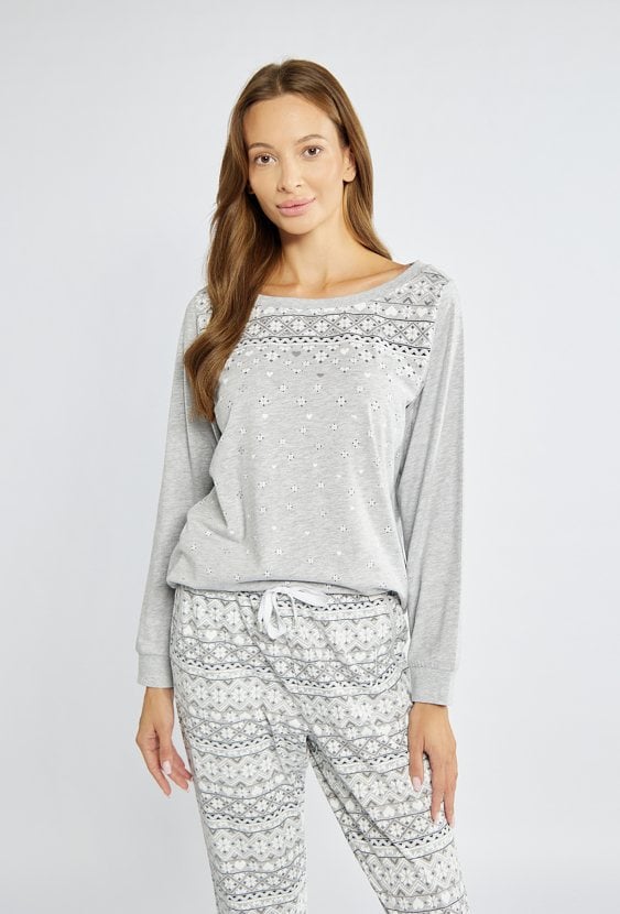 Góra od piżamy z wzorem