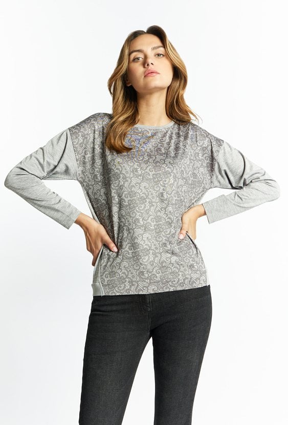 Bluzka damska z wzorem