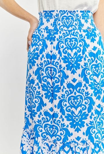 Spódnica maxi z wiskozy