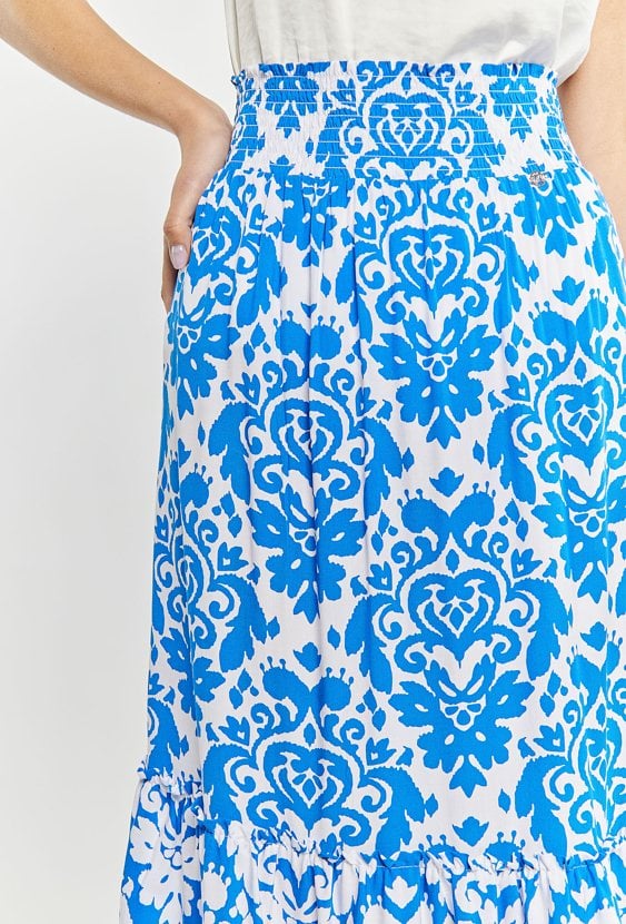 Spódnica maxi z wiskozy