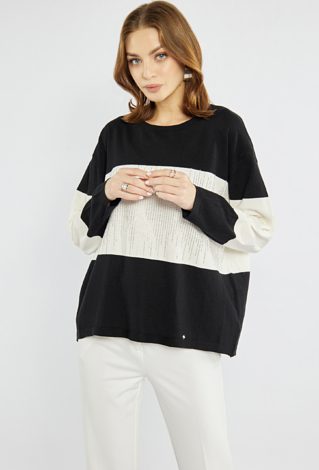 Sweter z dżetami