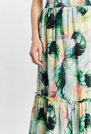 Spódnica maxi z wiskozy