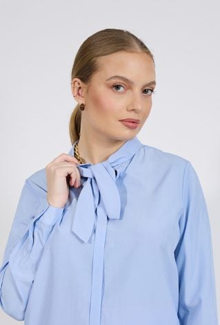 Bluzka damska z wiązaniem