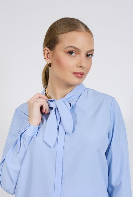 Bluzka damska z wiązaniem