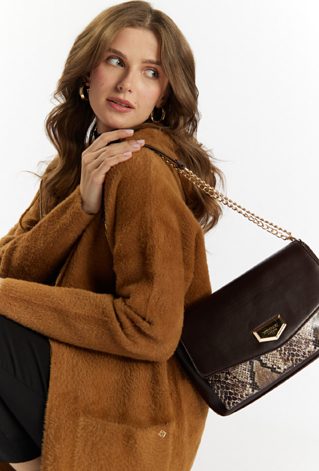 Elegancka torba ze zwierzęcym wzorem