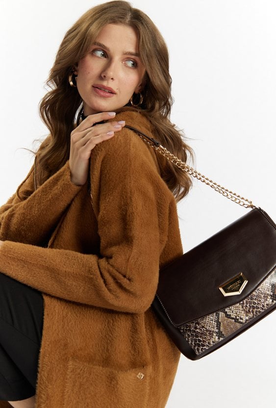 Elegancka torba ze zwierzęcym wzorem