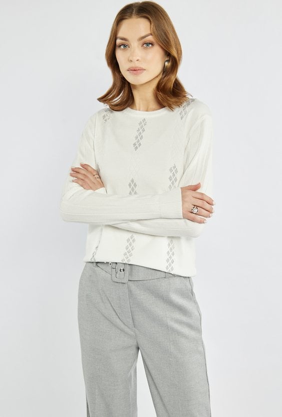 Sweter damski z wiskozą