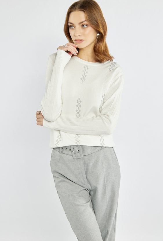 Sweter damski z wiskozą