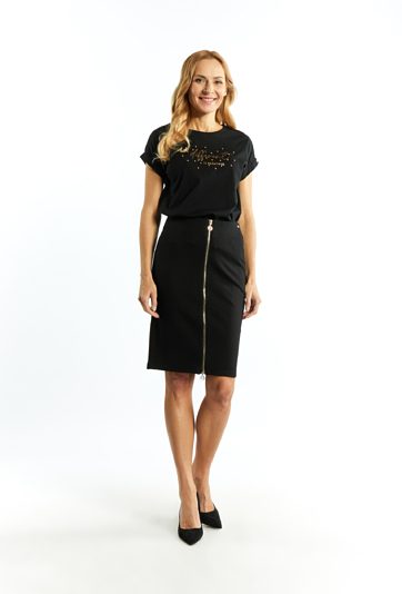 Spódnica zapinana na suwak