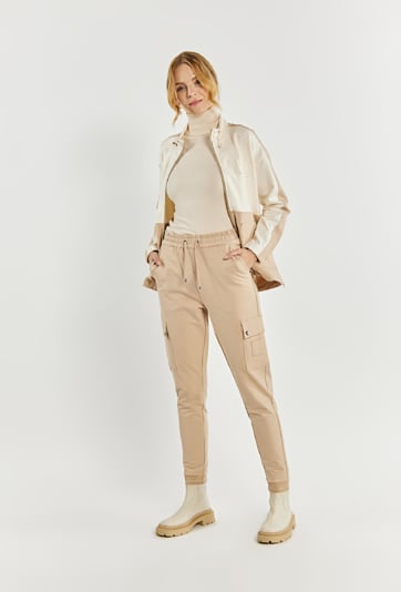 Spodnie damskie z wiązaniem