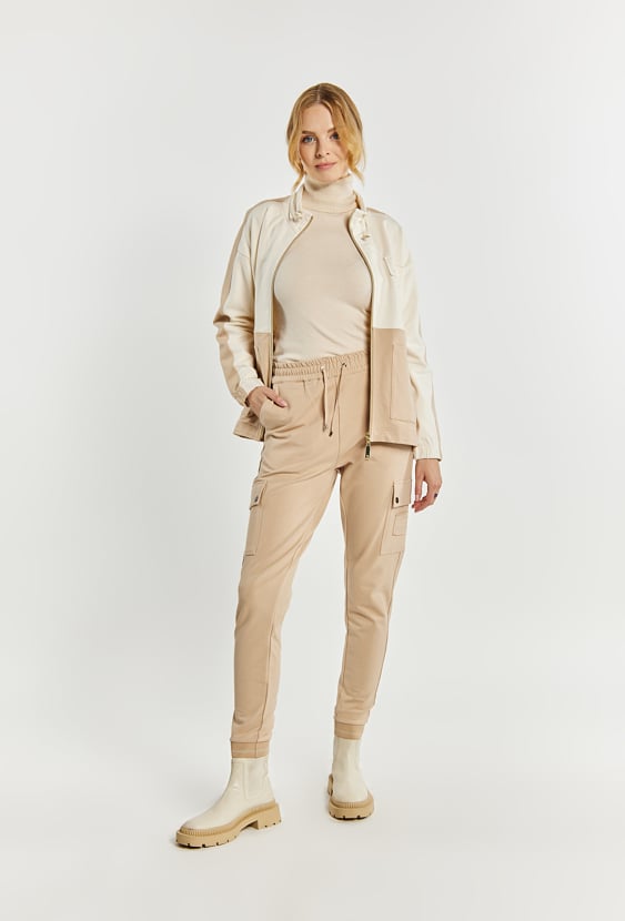 Spodnie damskie z wiązaniem