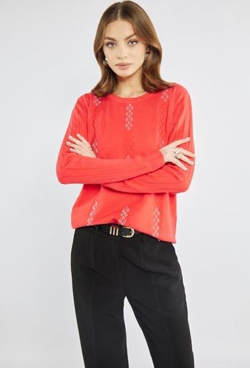 Sweter damski z wiskozą