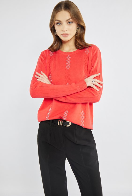 Sweter damski z wiskozą