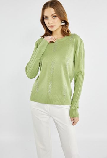 Sweter damski z wiskozą