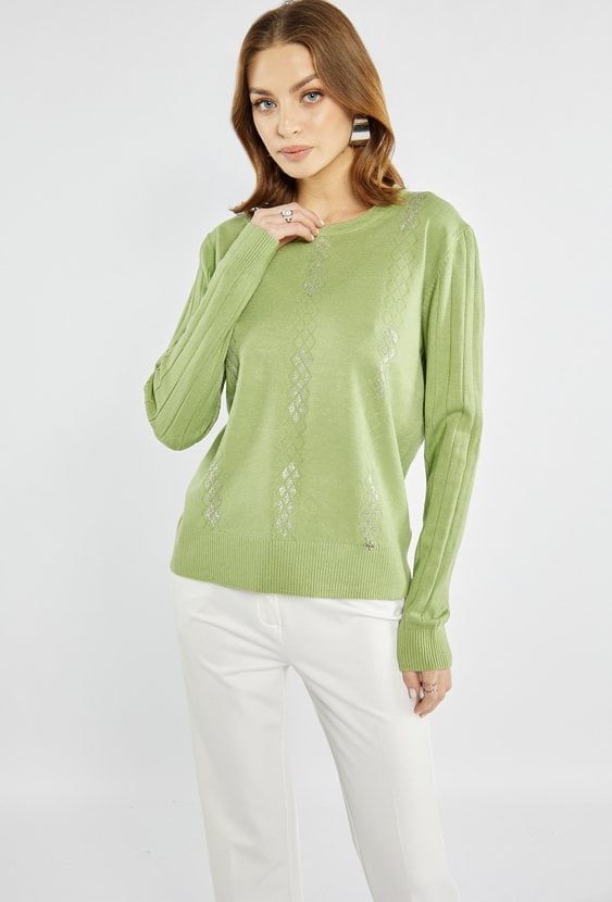 Sweter damski z wiskozą