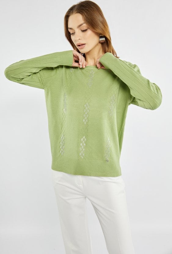 Sweter damski z wiskozą