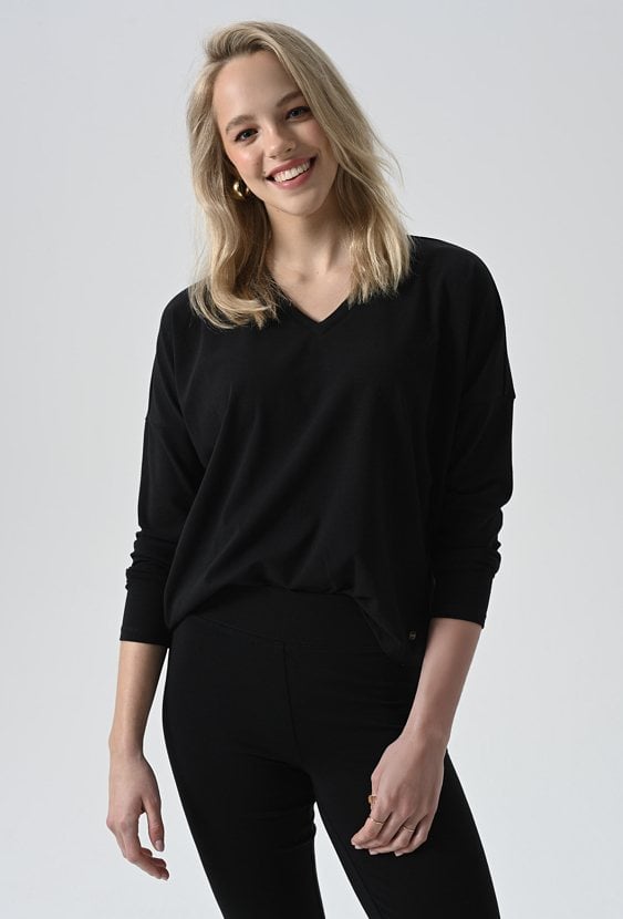 Longsleeve z modalem