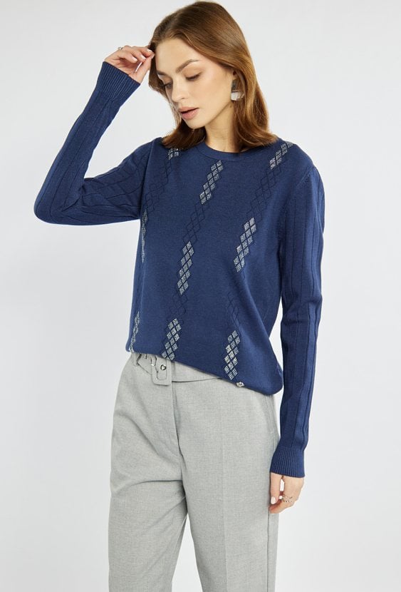 Sweter damski z wiskozą