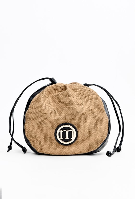 Koszyk damski z dodatkiem lnu