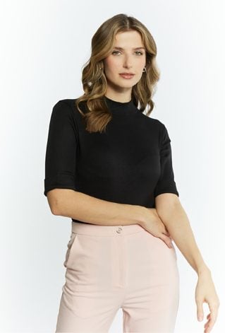 Bluzka damska z półgolfem