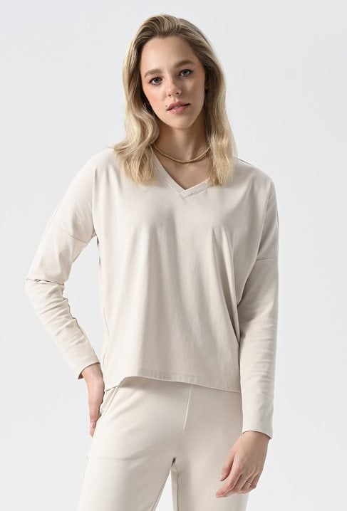 Longsleeve z modalem