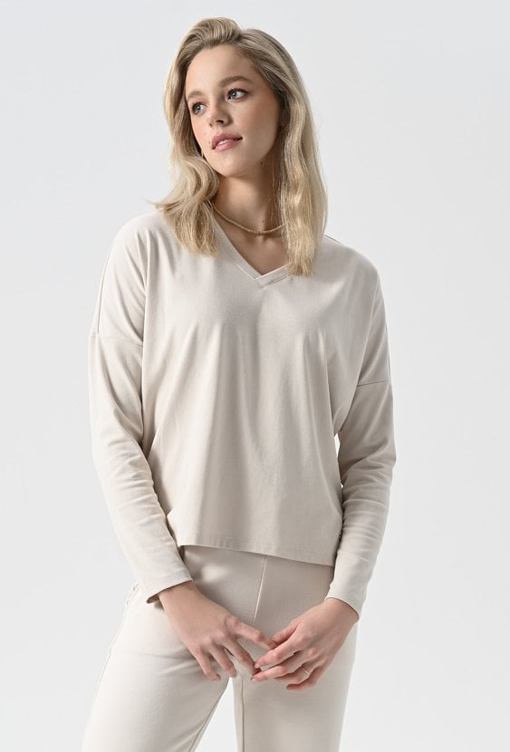 Longsleeve z modalem