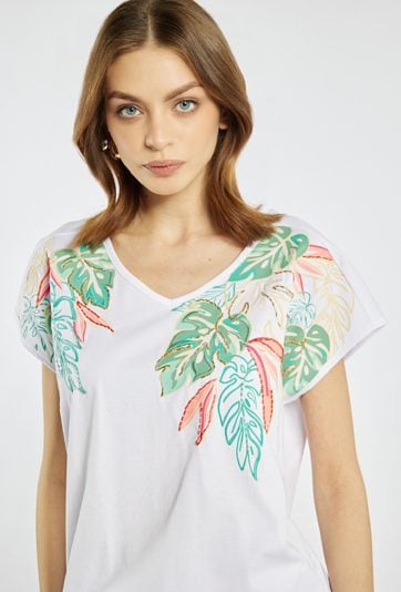 Modny T-shirt damski