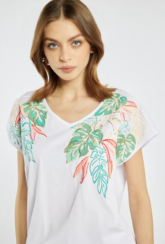 Modny T-shirt damski