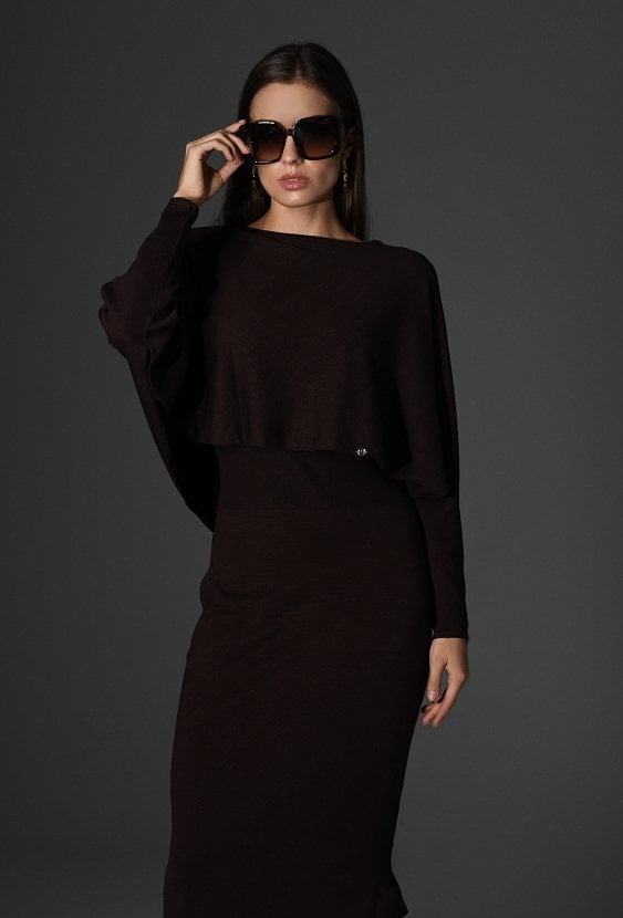 Sukienka damska z narzutką