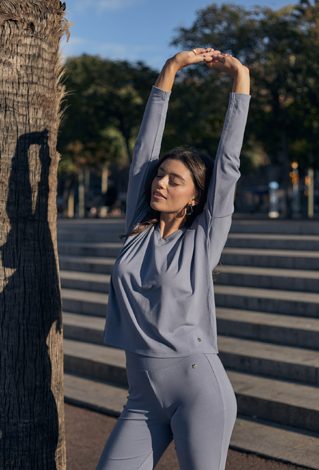 Longsleeve z modalem