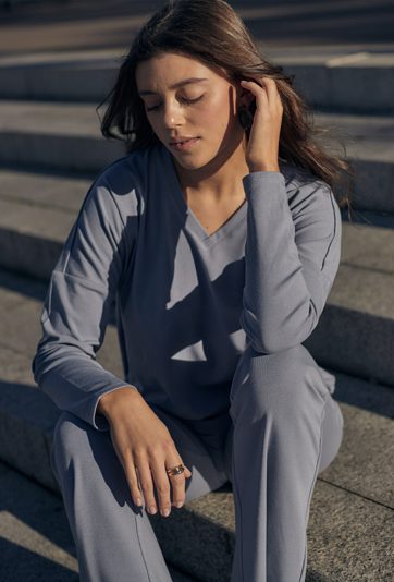 Longsleeve z modalem